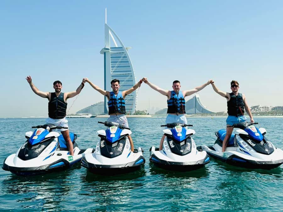 Dubai: Jet Ski Tour of Burj Al Arab & Atlantis the Palm - Riding rules, speed, and how safety actually plays out