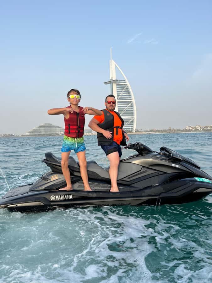 Dubai: Jet Ski Tour To Dubai marina, JBR - Dubai Marina and JBR From Water Level: Skyline Views Without the Traffic Grid