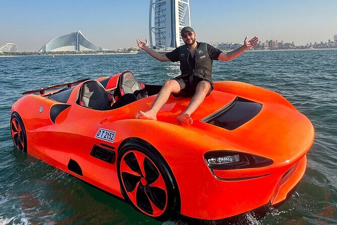 Dubai Jetcar Ride 30 Min + Burj Al Arab View + Free Snacks - Guides in Multiple Languages: Professional Help You Can Actually Follow