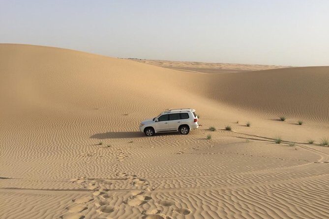 Dubai Kids Friendly Morning Safari - Private Car - Dune Bashing That’s Slower by Design
