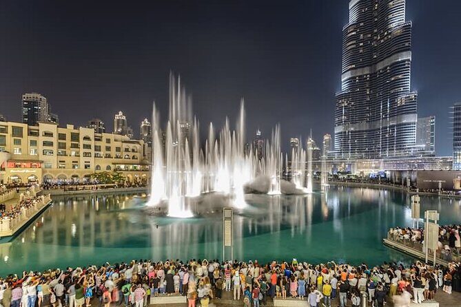 Dubai Layover Night Experience | See the City of Lights - Downtown Dubai lights: the Center of Now stop and skyline focus