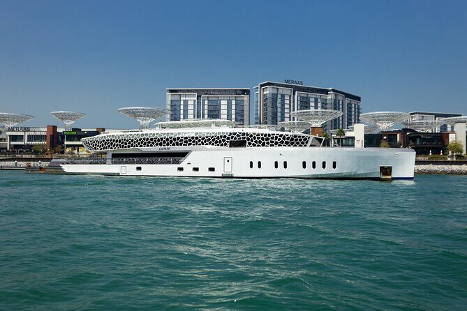 Dubai: Lotus Mega Yacht 3-Hours Dinner Cruise Tour - The Cruise Route: Dubai Marina, JBR, Blue Waters, and Palm