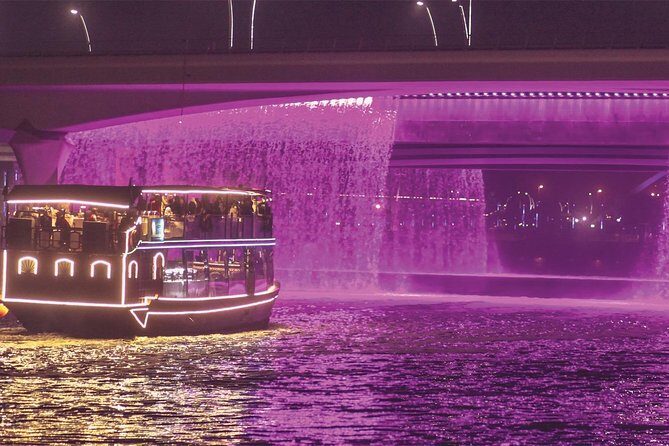 Dubai Luxury Canal Dinner Cruise with Optional Transfer - From IMAGINE to Deira lights: how the sights line up