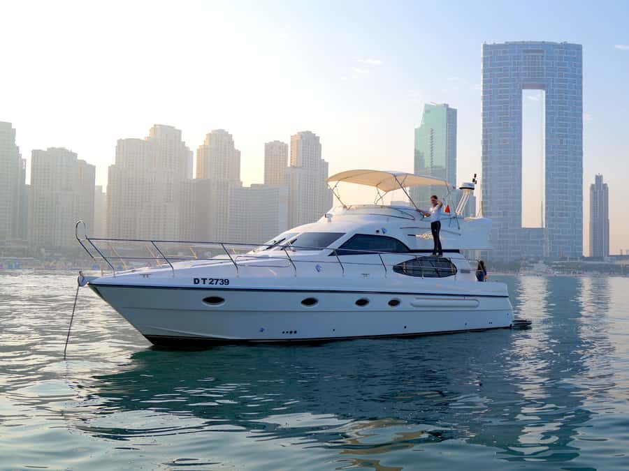 Dubai: Luxury Private 50 FT Yacht Cruise + Optional Sushi - The crew effect: friendly, professional, and tuned to the moment