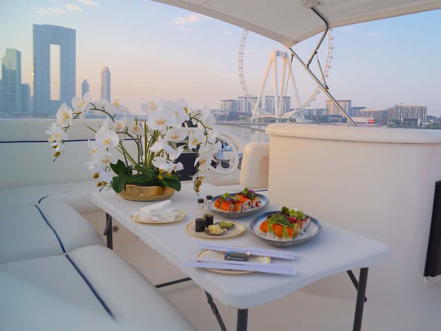 Dubai: Luxury Private 50 FT Yacht Cruise + Optional Sushi - Who should book this (and who should skip it)