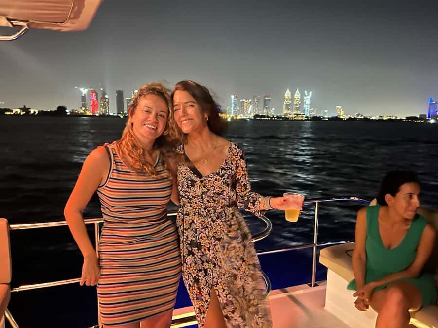Dubai: Luxury Sightseeing Cruise with Food and Drinks - On-board comfort: sundeck vs. air-conditioned saloon (and that Bluetooth music)