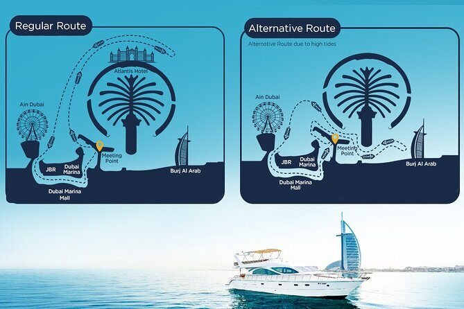 Dubai Marina 2 Hour Sunset Yacht Tour with Alcoholic Drinks - What’s Included Onboard: Water, Soda, Restroom, and Snacks Timing
