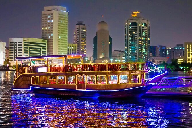 Dubai Marina Cruise Dinner with Entertainment Show - Welcome drink, then buffet dinner: the part you should manage