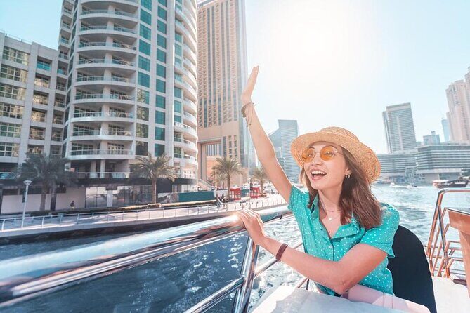 Dubai Marina Dhow Sightseeing Cruise - The 1-Hour Route: Cayan Tower, Marina Walk, and Ain Dubai