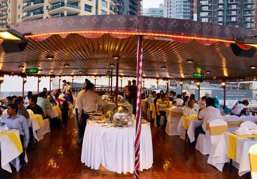 Dubai Marina Dinner Cruise with Live Entertainment(Al Wasl) - The 2-hour route around Dubai Marina: towers, Bluewater, and Ain Dubai