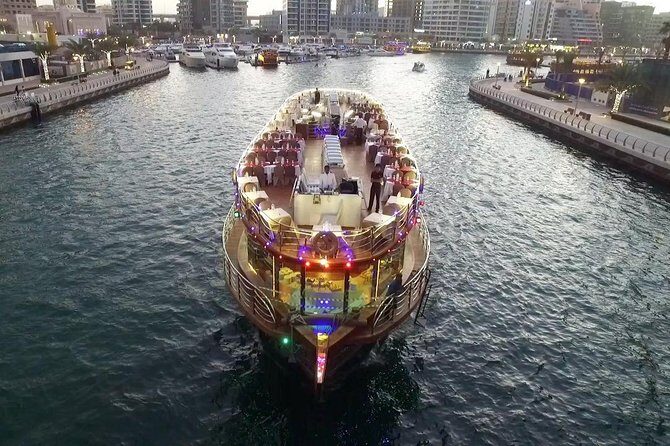 Dubai Marina Dinner Cruise with Live Shows - Boat comfort: where you’ll want to sit