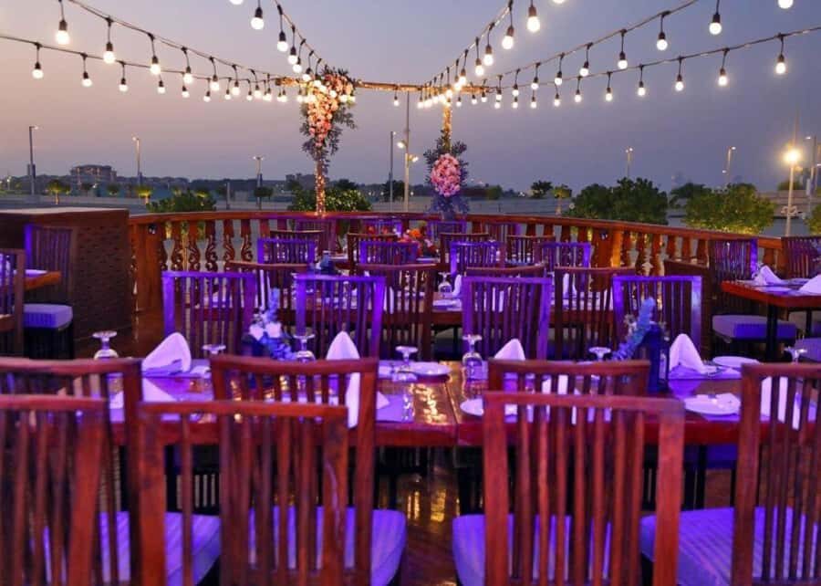 Dubai: Marina Dinner Cruise with Tanoura Dance Show - The Open Buffet: Salad Bar, Live Cooking Station, and Sweets