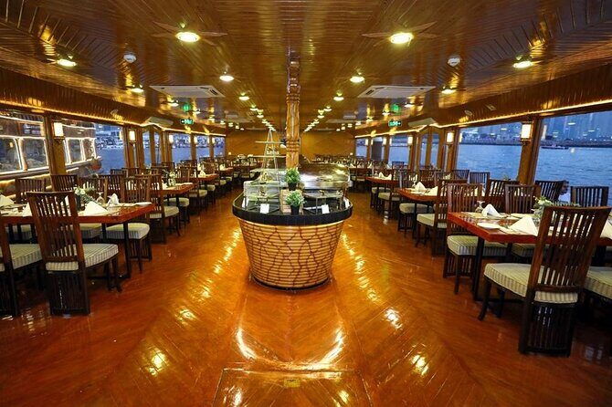 Dubai Marina Luxurious Dhow Cruise Dinner International Buffet - Dubai Marina Walk sweets: a break that also sets up your dinner