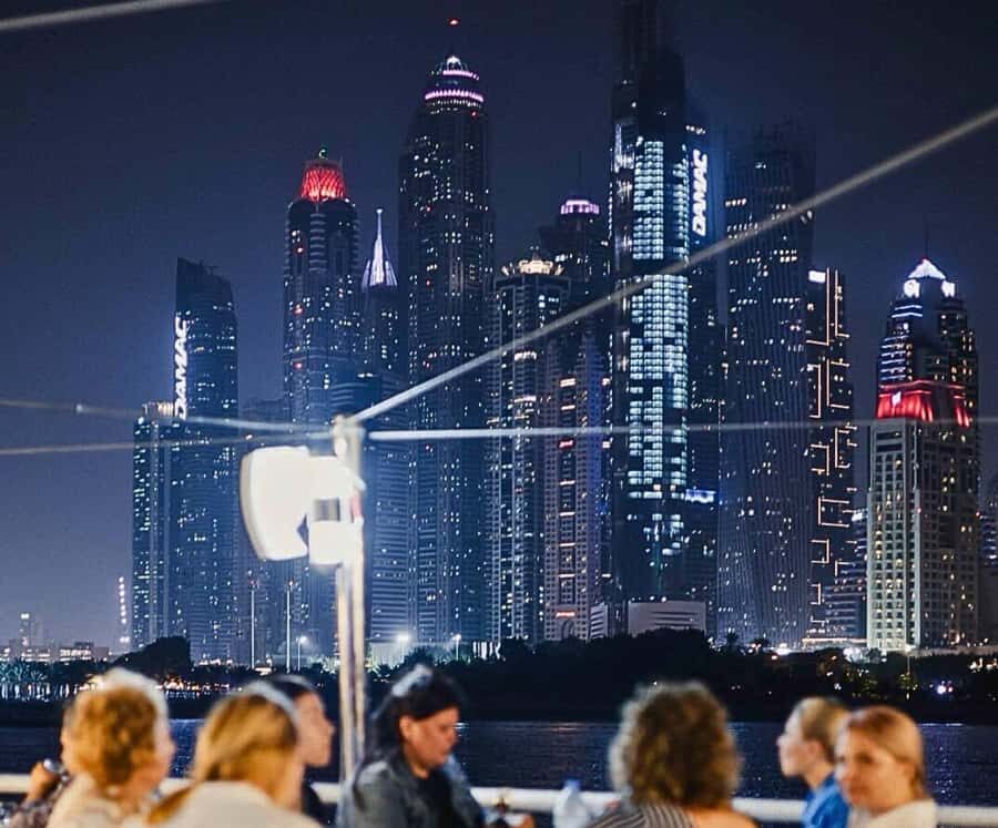Dubai: Marina Premium Dinner Cruise with Unlimited Drinks - The Real Flow on Board: Welcome Drink to BBQ to DJ Music