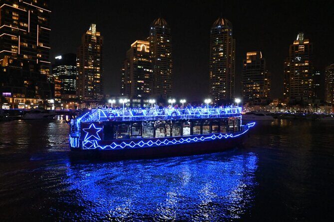 Dubai Marina Unique Dhow Cruise Buffet Dinner and Belly Dance - Getting On Board: Marina Beach and Your Route Rhythm