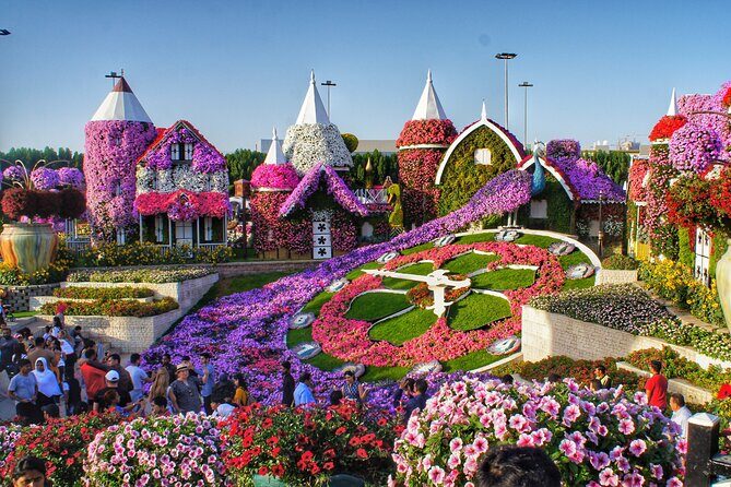 Dubai Miracle Garden Admission Ticket with Hotel Transfer - Skip-the-Line Entry with a Mobile Ticket
