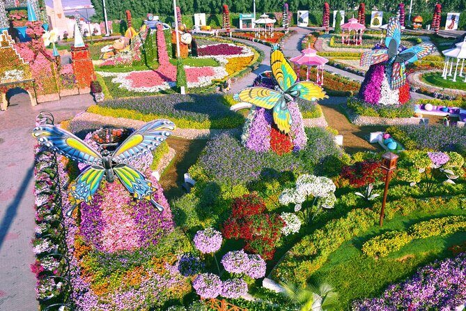 Dubai Miracle Garden Entry Pass with Hotel Pickup and Drop-Off - Entering the Garden: Flower Tunnels, Arches, and Big-Time Sculptures