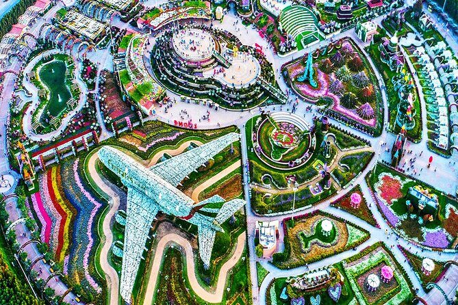 Dubai Miracle Garden Ticket with Dubai City Tour - Dubai Miracle Garden Plus City Highlights in One Half-Day