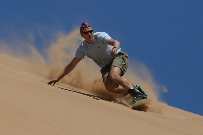 Dubai: Morning Desert Safari with Camel Ride and Sand boarding - Morning desert timing: cooler temps and better light