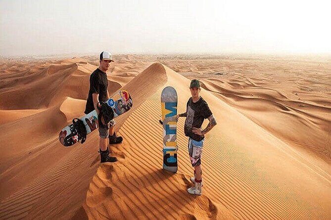 Dubai: Morning Desert Safari with Camel Ride & Sandboarding - Sandboarding: fast fun with an easy learning curve