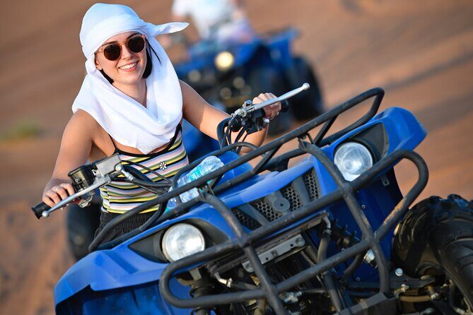 Dubai Morning Evening Desert Safari,Sand boarding and Camel ride - Sandboarding in the Desert: The Quickest Way to Feel Like a Kid