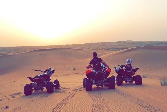 Dubai Morning Quad Bike, Sand Boarding and Camel Ride - Quick hits before you go