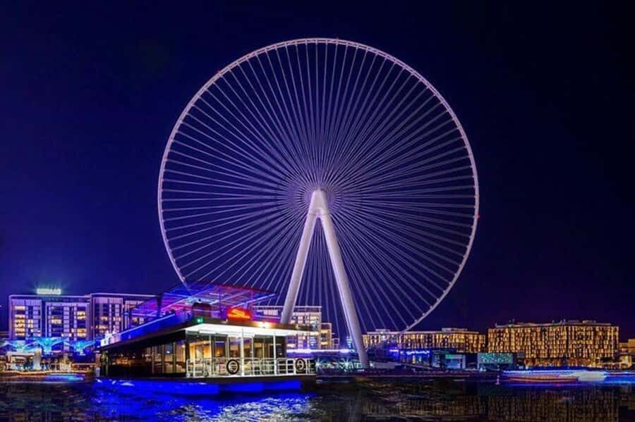 Dubai: Nighttime Guided City Tour by Van & Blue Water Island - Key Points at a Glance