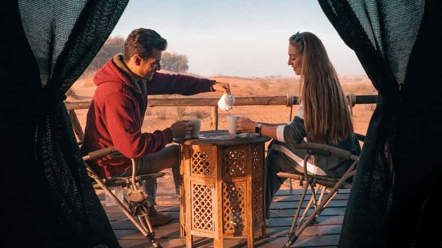 Dubai: Overnight Desert Safari Dune Drive, Private Tent, BBQ - Dubai Desert Conservation Reserve: where the night changes the whole vibe