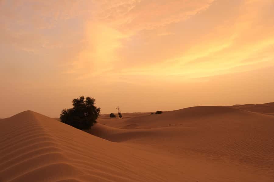Dubai: Overnight Desert Safari with stay in Private Cabin - Weather reality in Dubai: pack for heat and nighttime chill