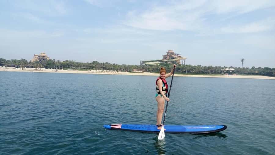Dubai: Palm Jumeirah Paddle Boarding Tour - The Atlantis Photo Moment: Worth the Pause