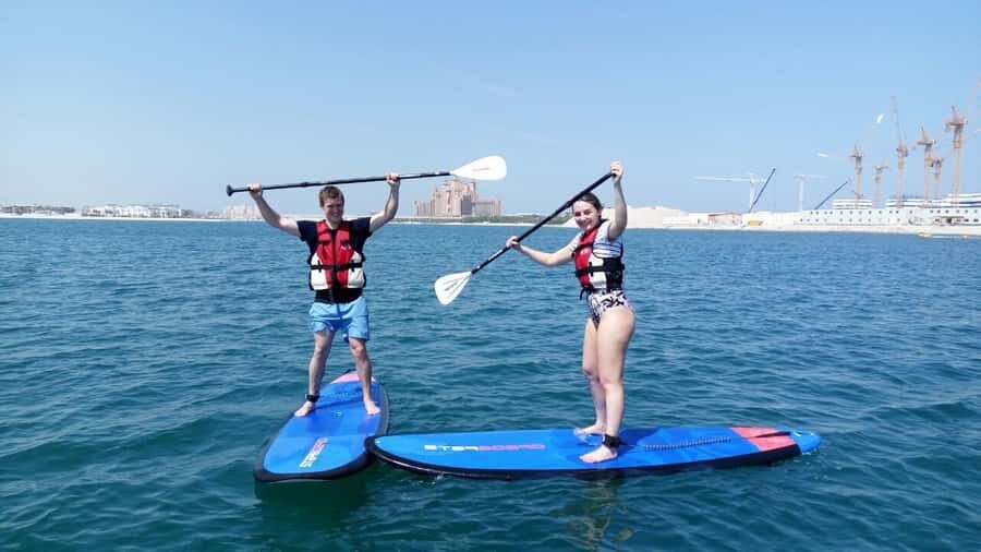 Dubai: Palm Jumeirah Paddle Boarding Tour - A Quick Dip: When You’ll Actually Want to Swim