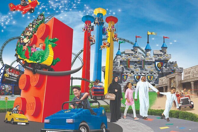 Dubai Parks and Resorts: Choose between 3 parks - Private Abu Dhabi Transfers: The Real Time Saver
