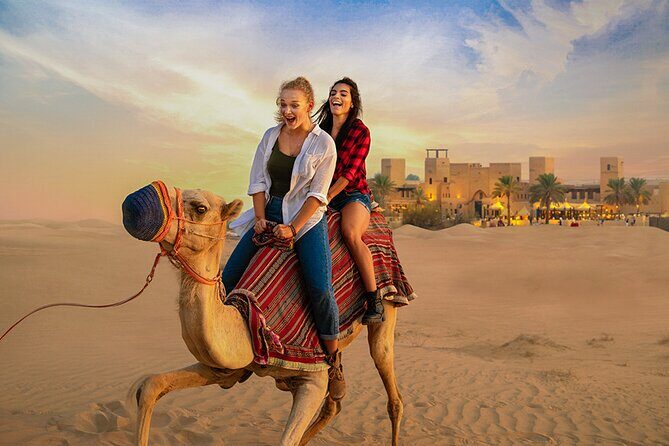 Dubai Premium Evening Desert Safari ATVs, Dinner & Shows - The premium camp experience: henna, falcon photos, shisha, Arabian attire