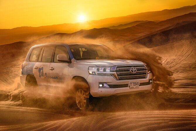 Dubai Premium Red Dunes Safari, Camels & 5<em> BBQ at Al Khayma camp – Key Things That Make This Safari Worth Your Time’ /></p>
<ul>
<li><strong>Lahbab red dunes with real 4WD transfer</strong> so you’re not just driving and waiting around</li>
<li><strong>Dune bash + sandboarding as a package</strong>, meaning you do more than the basic single-activity safaris</li>
<li><strong>5</em> Al Khayma Camp setup</strong> with Arabic coffee and sweets on arrival, then a full BBQ buffet</li>
<li><strong>Camel, falcon photos, henna, shisha, and dress-up</strong> so you get multiple Bedouin-style moments</li>
<li><strong>Stargazing with a telescope in evening slots</strong>, not just a generic night stop</li>
<li>Optional <strong>ATV/quad bike</strong> exists, but it’s extra and only for selected tickets</li>
</ul>
<h2 id="getting-out-to-lahbab-the-drive-that-sets-the-mood">Getting Out to Lahbab: The Drive That Sets the Mood</h2>
<p><img width="669" height="446" decoding="async" src=