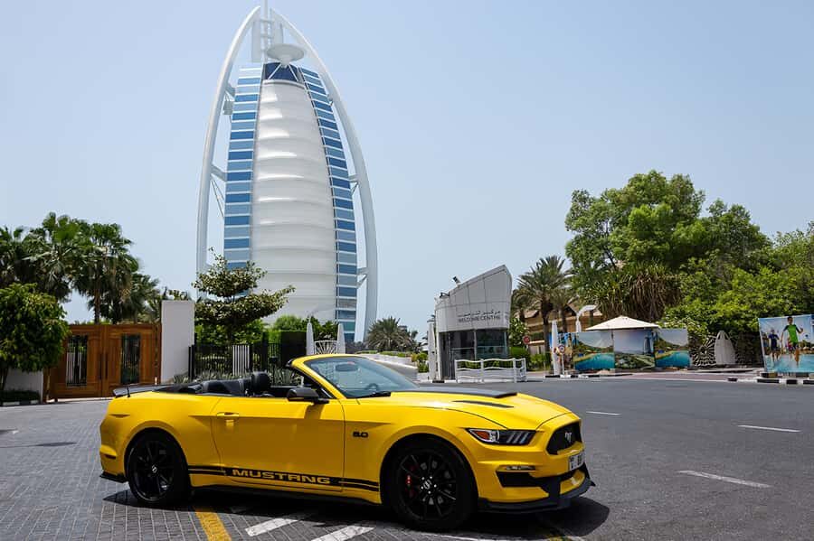Dubai: Private City Sights Tour in a Cabriolet Convertible - Why an open-top Mustang or Camaro changes everything in Dubai
