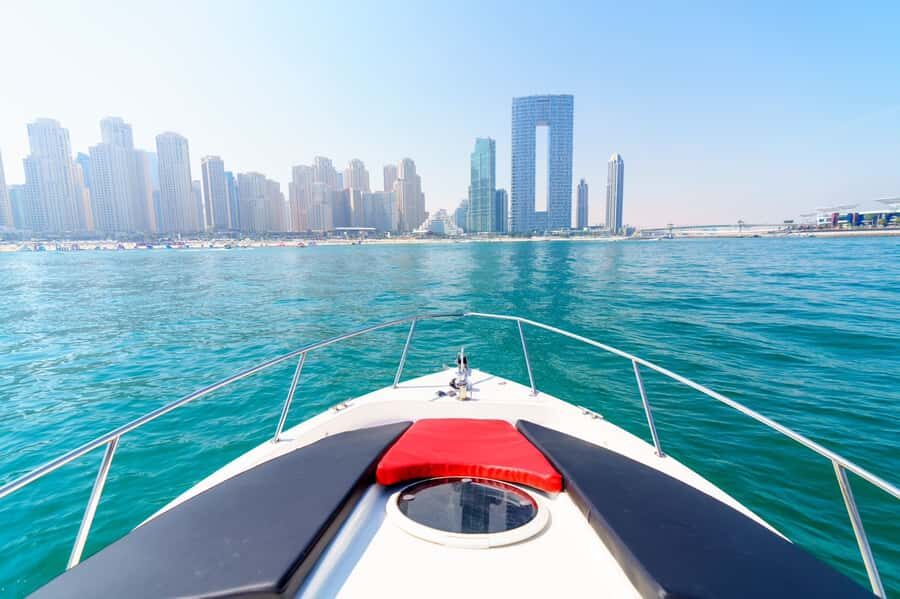 Dubai: Private Coastline Landmarks Mini-Yacht Tour - JBR Beach: Arabian Gulf Views That Actually Feel Breezy