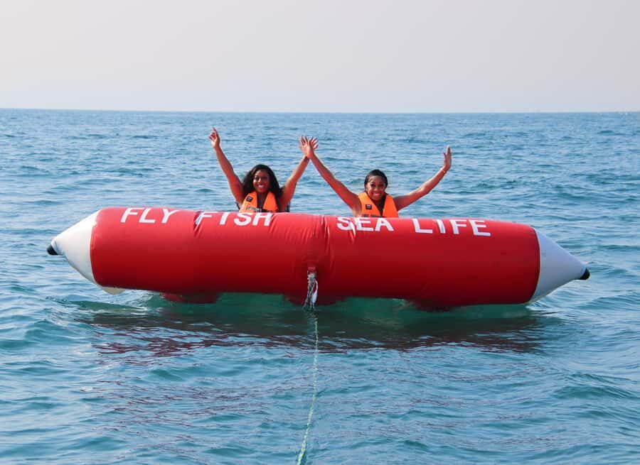 Dubai: Private Fly Fish Boat Ride - Coastline views from above the waterline