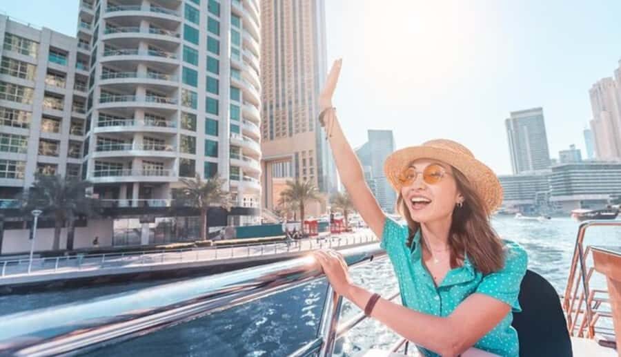 Dubai: Private Full Day City Tour with Burj Khalifa Ticket - Dubai Marina, Madinat Jumeirah, and the first reality check on scale