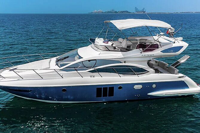 Dubai Private Luxury Yacht Tour with Fishing Facilities - The route: Ain Dubai, Burj Al Arab, and Palm Jumeirah from the water