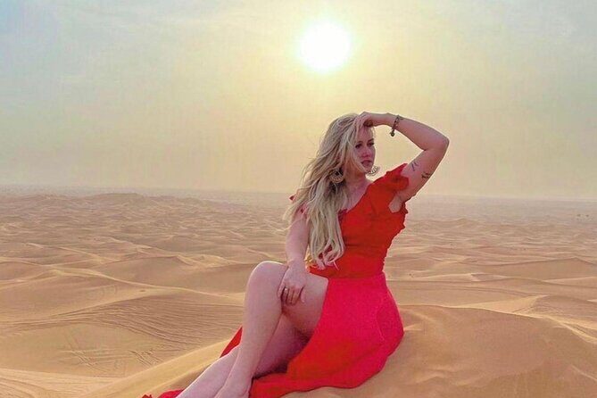 Dubai Private Morning Desert Safari - The Lahbab Red Dunes dune bashing ride