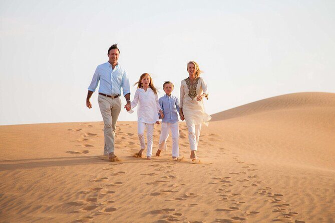 Dubai Private Morning Desert Safari Dune Bashing, Camel Ride, ATV - Quad Bikes, Buggies, and Sandboarding on Red Dunes