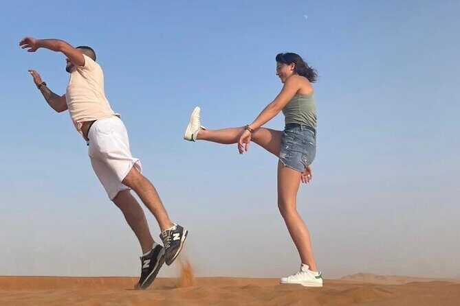 Dubai Private Morning Desert Safari - Private 4x4 pickup: the real value of going with your own group