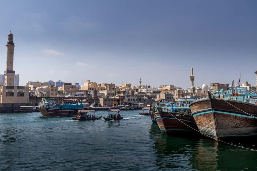 Dubai : Private Old Dubai, Frame Entry, Tastings& Transfers - Dubai Creek and Abra ride: the best way to feel the water route