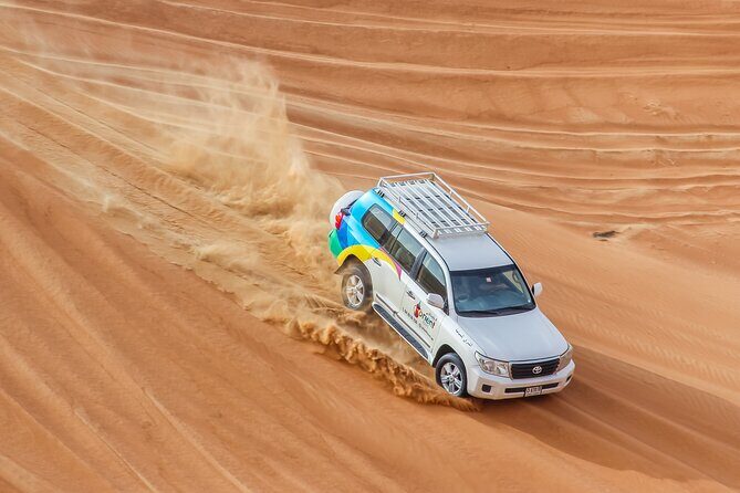 Dubai Private Sunset Desert Drive with Wildlife Experience - Al Qudra Lakes photo stop in the Al Marmoom Desert Conservation Reserve