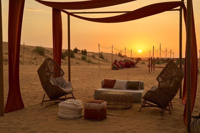 Dubai Private VIP Desert Dinner and Live Entertainment Show - Private 4WD Pickup That Keeps the Night Moving
