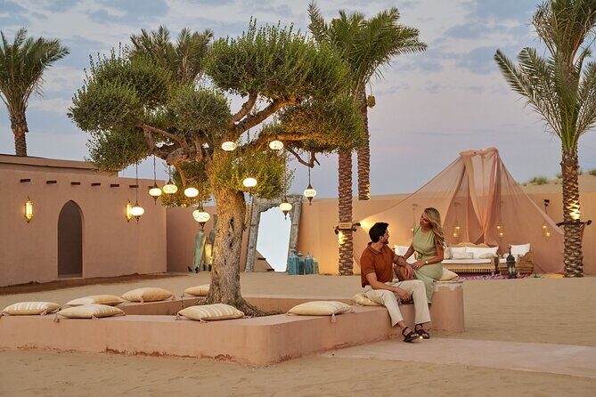 Dubai Private VIP Desert Dinner and Live Entertainment Show - The Desert Starter: Dune Bashing and Sandboarding