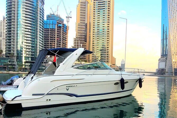 Dubai: Private Yacht Cruise on a 34 Ft Yacht - BYO food and drinks: the easiest way to make it feel like a private celebration
