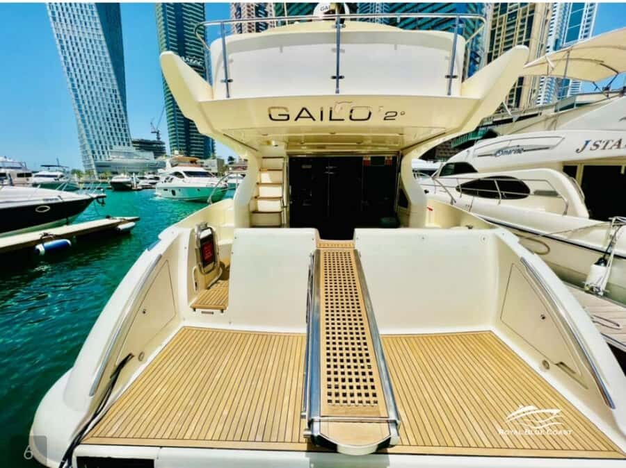 Dubai: Private Yacht Tour 50 feet - Burj Al Arab from the water, then the lagoon swim break