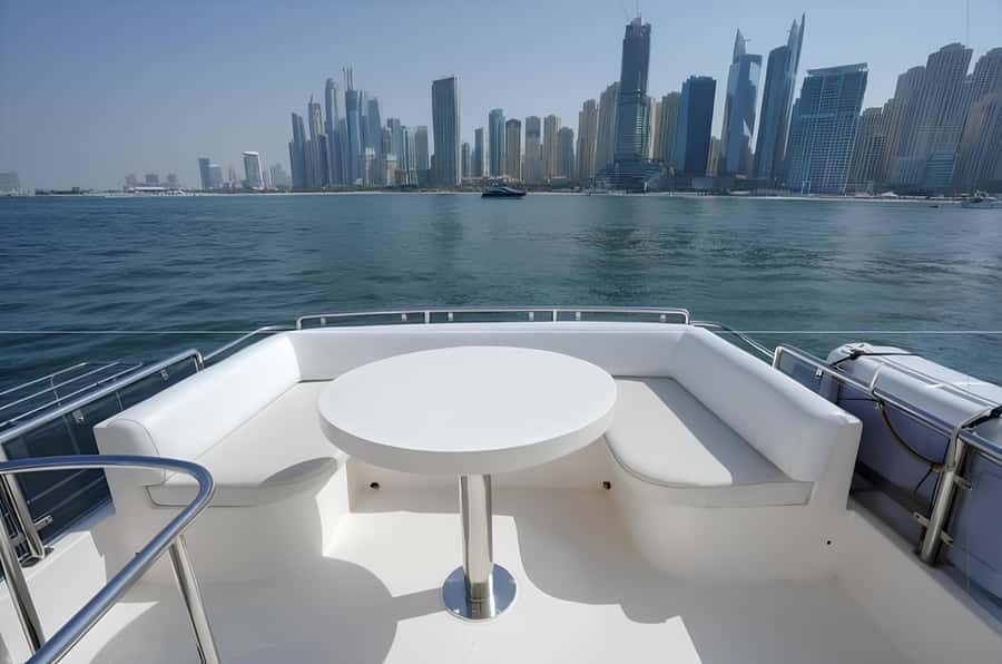 Dubai: Private Yacht Tour Experience with Soft Drinks - Music, swimming, and photos: how to use the time you have