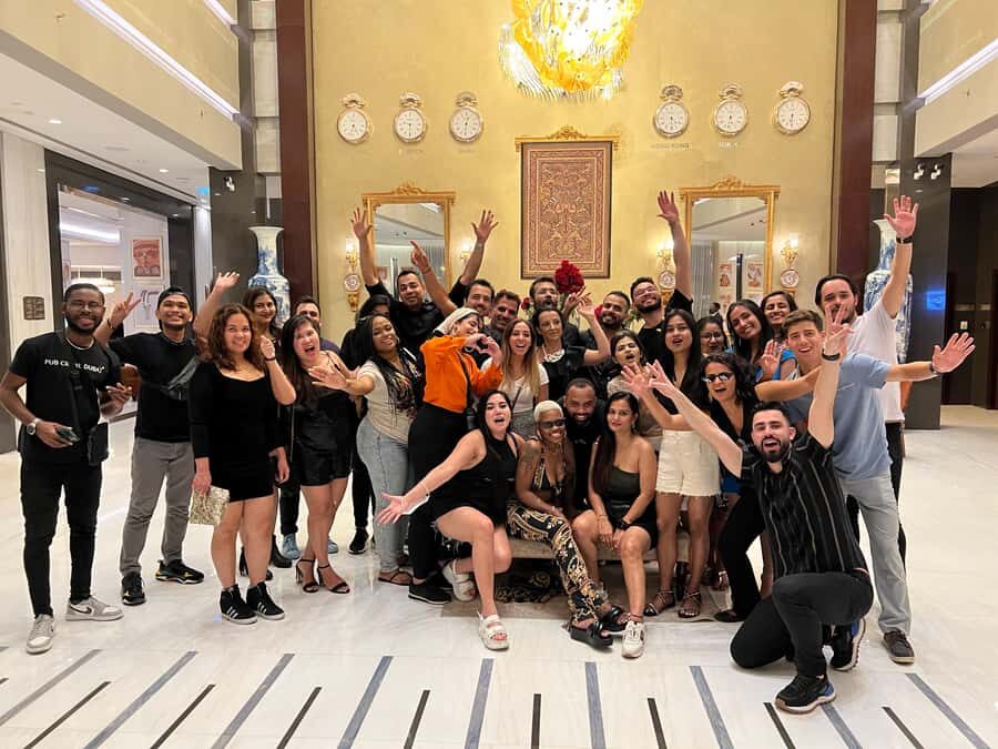 Dubai: Pub Crawl Nightlife Tour - The party bus: AC, karaoke, and a built-in social break
